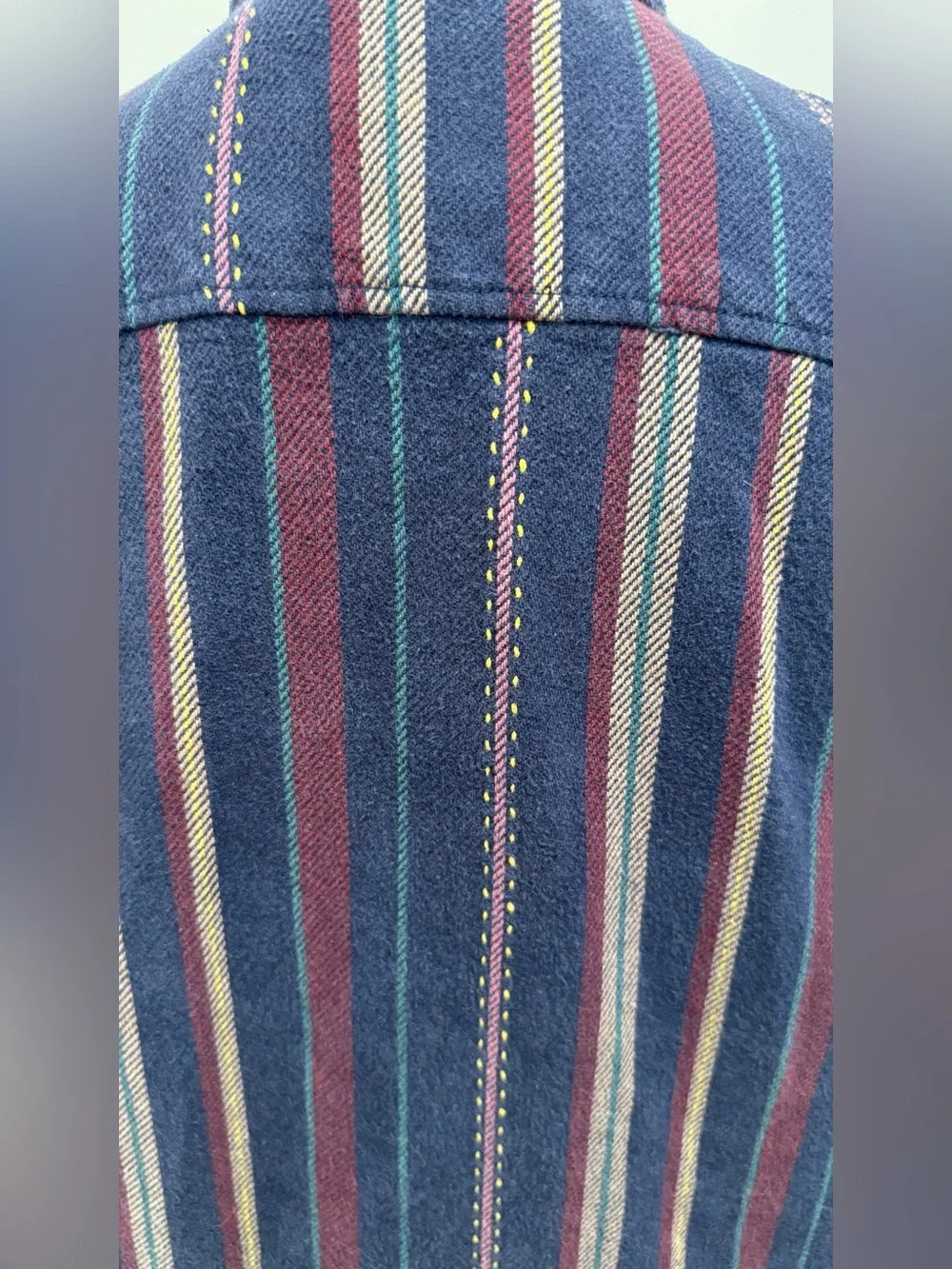 Vans Heavyweight Striped Cotton Shacket Shirt Jacket Men’s Small
